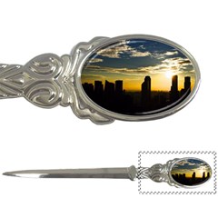 Skyline Sunset Buildings Cityscape Letter Openers by Simbadda