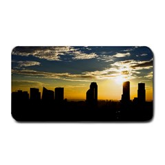 Skyline Sunset Buildings Cityscape Medium Bar Mats by Simbadda