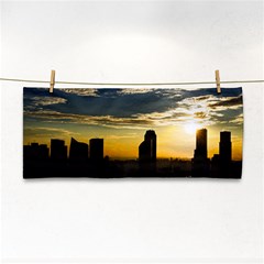 Skyline Sunset Buildings Cityscape Cosmetic Storage Cases by Simbadda