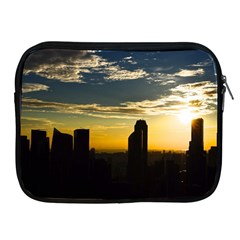 Skyline Sunset Buildings Cityscape Apple Ipad 2/3/4 Zipper Cases