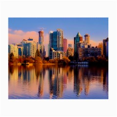 Vancouver Canada Sea Ocean Small Glasses Cloth by Simbadda