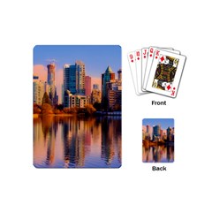 Vancouver Canada Sea Ocean Playing Cards (mini)  by Simbadda