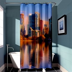 Vancouver Canada Sea Ocean Shower Curtain 36  X 72  (stall)  by Simbadda