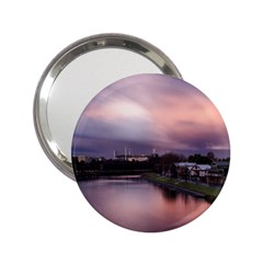 Sunset Melbourne Yarra River 2 25  Handbag Mirrors by Simbadda