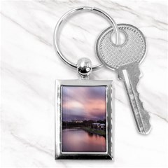 Sunset Melbourne Yarra River Key Chains (rectangle)  by Simbadda