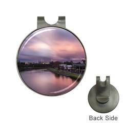 Sunset Melbourne Yarra River Hat Clips With Golf Markers by Simbadda