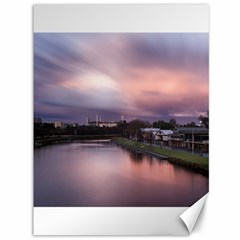 Sunset Melbourne Yarra River Canvas 36  X 48   by Simbadda