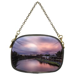 Sunset Melbourne Yarra River Chain Purses (two Sides)  by Simbadda