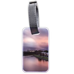 Sunset Melbourne Yarra River Luggage Tags (two Sides) by Simbadda