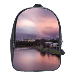 Sunset Melbourne Yarra River School Bag (xl) by Simbadda