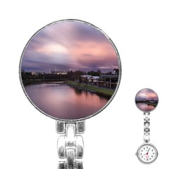 Sunset Melbourne Yarra River Stainless Steel Nurses Watch by Simbadda