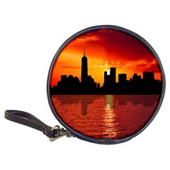 Skyline New York City Sunset Dusk Classic 20-CD Wallets