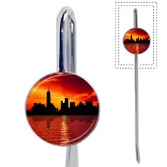 Skyline New York City Sunset Dusk Book Mark