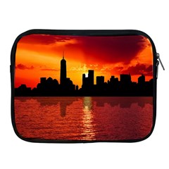 Skyline New York City Sunset Dusk Apple Ipad 2/3/4 Zipper Cases