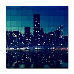 Skyscrapers City Skyscraper Zirkel Tile Coasters by Simbadda