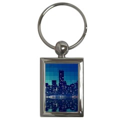 Skyscrapers City Skyscraper Zirkel Key Chains (rectangle)  by Simbadda