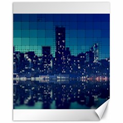 Skyscrapers City Skyscraper Zirkel Canvas 16  X 20   by Simbadda