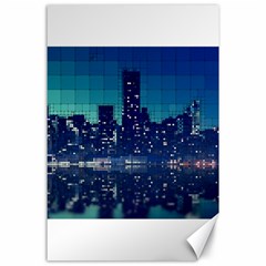 Skyscrapers City Skyscraper Zirkel Canvas 24  X 36  by Simbadda