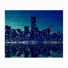 Skyscrapers City Skyscraper Zirkel Small Glasses Cloth (2-side) by Simbadda