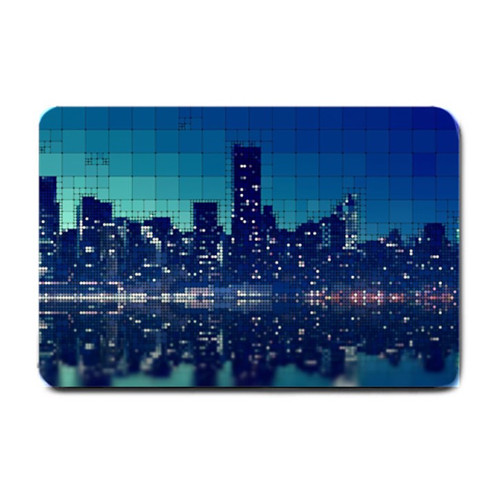 Skyscrapers City Skyscraper Zirkel Small Doormat 