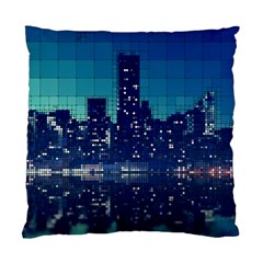 Skyscrapers City Skyscraper Zirkel Standard Cushion Case (one Side) by Simbadda