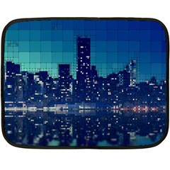 Skyscrapers City Skyscraper Zirkel Fleece Blanket (mini) by Simbadda