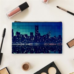 Skyscrapers City Skyscraper Zirkel Cosmetic Bag (medium)  by Simbadda