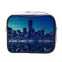 Skyscrapers City Skyscraper Zirkel Mini Toiletries Bags by Simbadda