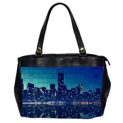 Skyscrapers City Skyscraper Zirkel Office Handbags (2 Sides)  by Simbadda