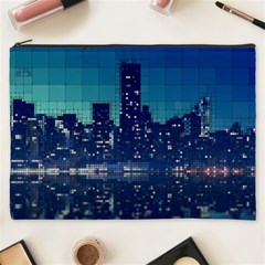 Skyscrapers City Skyscraper Zirkel Cosmetic Bag (xxxl)  by Simbadda