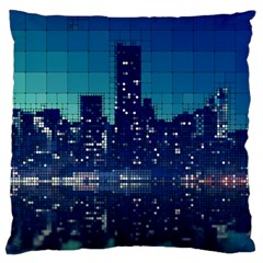 Skyscrapers City Skyscraper Zirkel Standard Flano Cushion Case (two Sides) by Simbadda