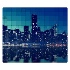 Skyscrapers City Skyscraper Zirkel Double Sided Flano Blanket (small)  by Simbadda