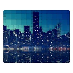 Skyscrapers City Skyscraper Zirkel Double Sided Flano Blanket (large)  by Simbadda