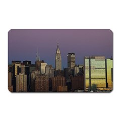 Skyline City Manhattan New York Magnet (rectangular) by Simbadda