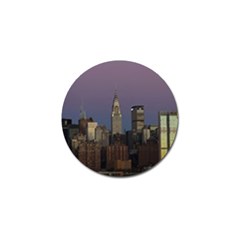 Skyline City Manhattan New York Golf Ball Marker (10 Pack) by Simbadda