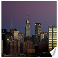 Skyline City Manhattan New York Canvas 20  X 20   by Simbadda