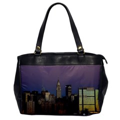 Skyline City Manhattan New York Office Handbags by Simbadda