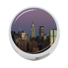 Skyline City Manhattan New York 4-port Usb Hub (two Sides)  by Simbadda