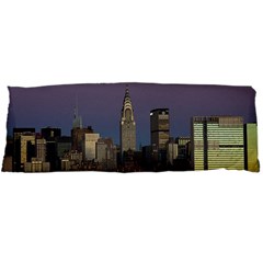 Skyline City Manhattan New York Body Pillow Case Dakimakura (two Sides) by Simbadda