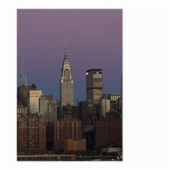 Skyline City Manhattan New York Small Garden Flag (two Sides) by Simbadda