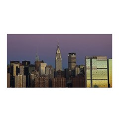 Skyline City Manhattan New York Satin Wrap by Simbadda