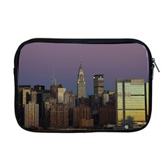 Skyline City Manhattan New York Apple Macbook Pro 17  Zipper Case by Simbadda