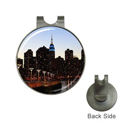 New York City Skyline Building Hat Clips With Golf Markers by Simbadda