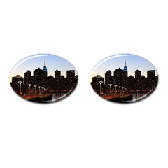 New York City Skyline Building Cufflinks (oval) by Simbadda