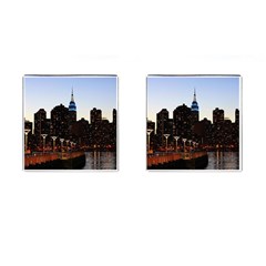 New York City Skyline Building Cufflinks (square) by Simbadda