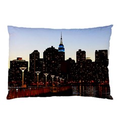 New York City Skyline Building Pillow Case by Simbadda