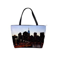 New York City Skyline Building Shoulder Handbags by Simbadda