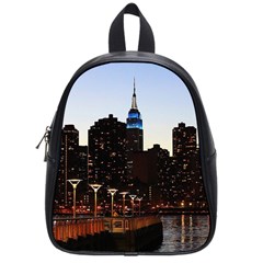 New York City Skyline Building School Bag (small) by Simbadda