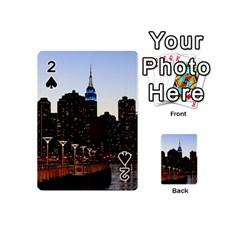 New York City Skyline Building Playing Cards 54 (mini)  by Simbadda