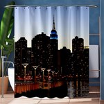 New York City Skyline Building Shower Curtain 60  x 72  (Medium)  60 x72  Curtain